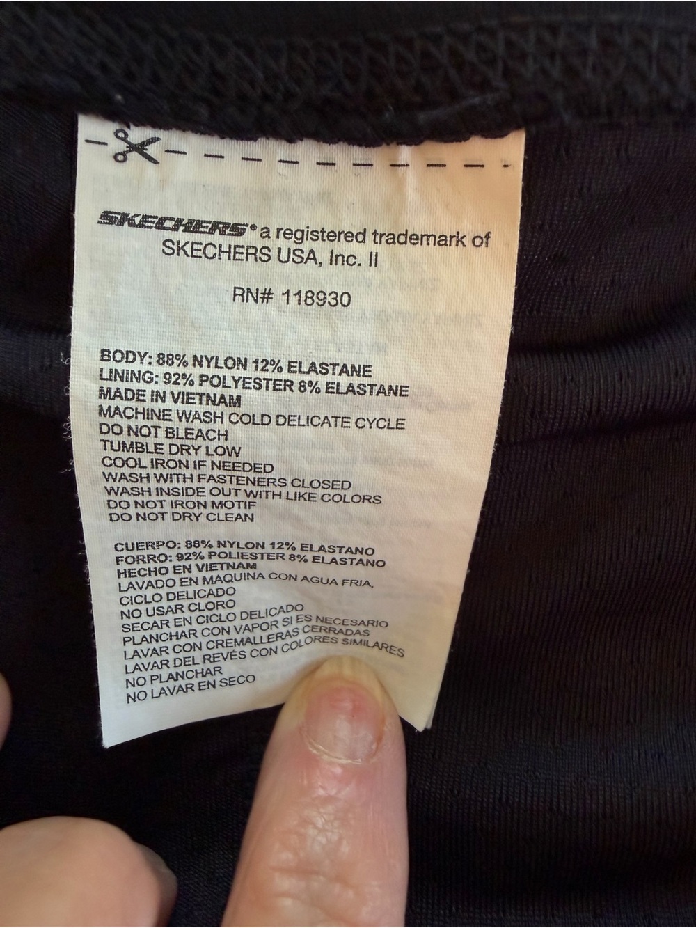 Sketchers Tennis Skort black size XL - Picture 4 of 6